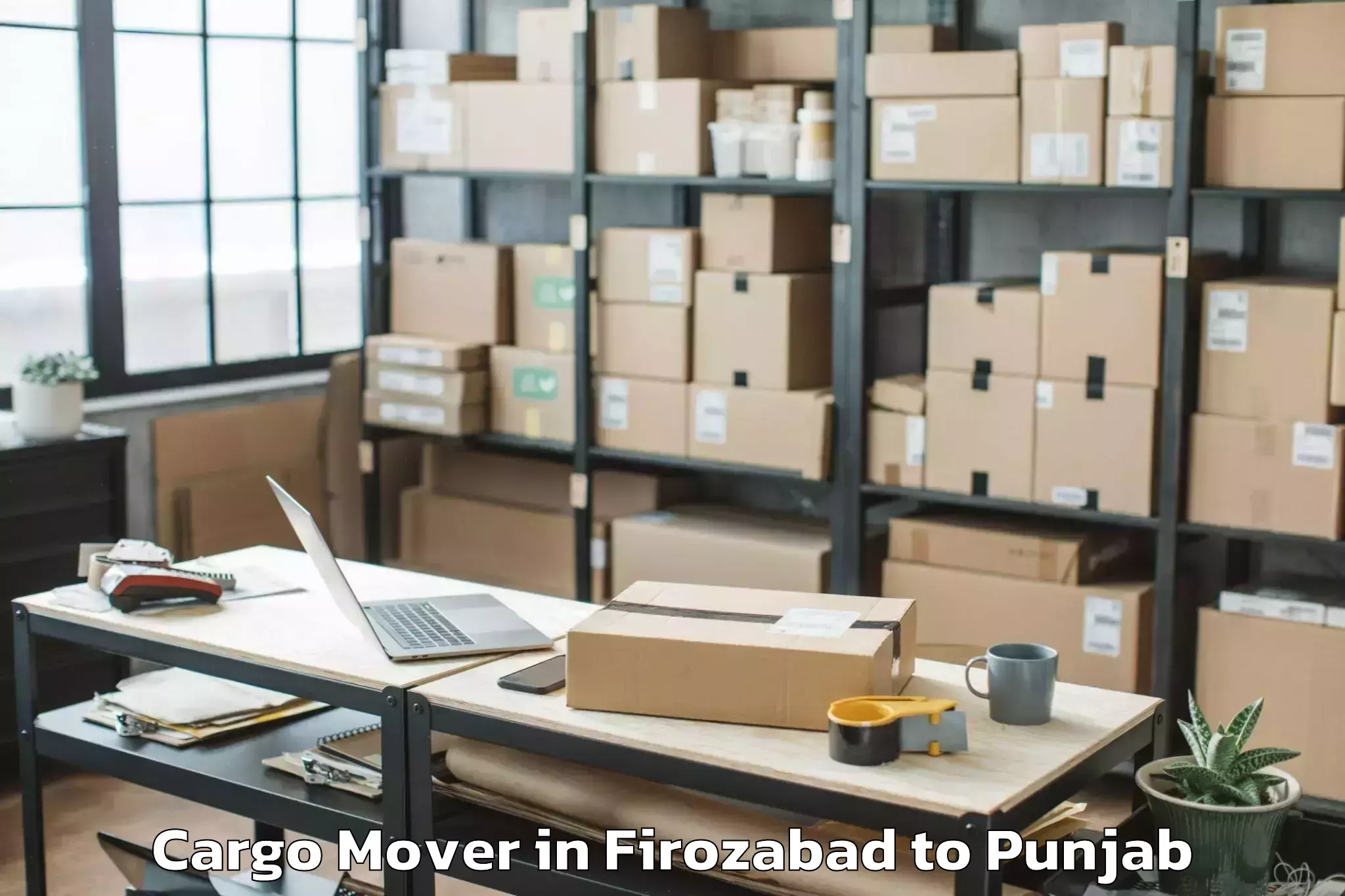 Hassle-Free Firozabad to Amritsar Cargo Mover